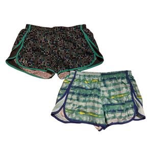 Under Armour Semi-Fitted Heat Gear Women's Running Shorts Large, Set of 2, Lined